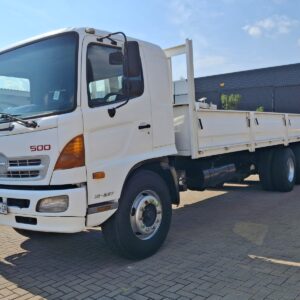 2008 Hino 500 15-257 6x2 12 Ton Dropside Tag Axle